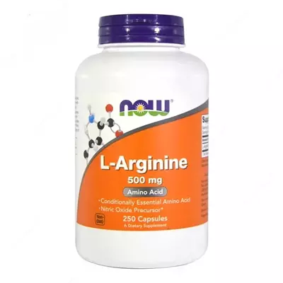 L-Аргинин Now Foods L-Arginine 500 мг