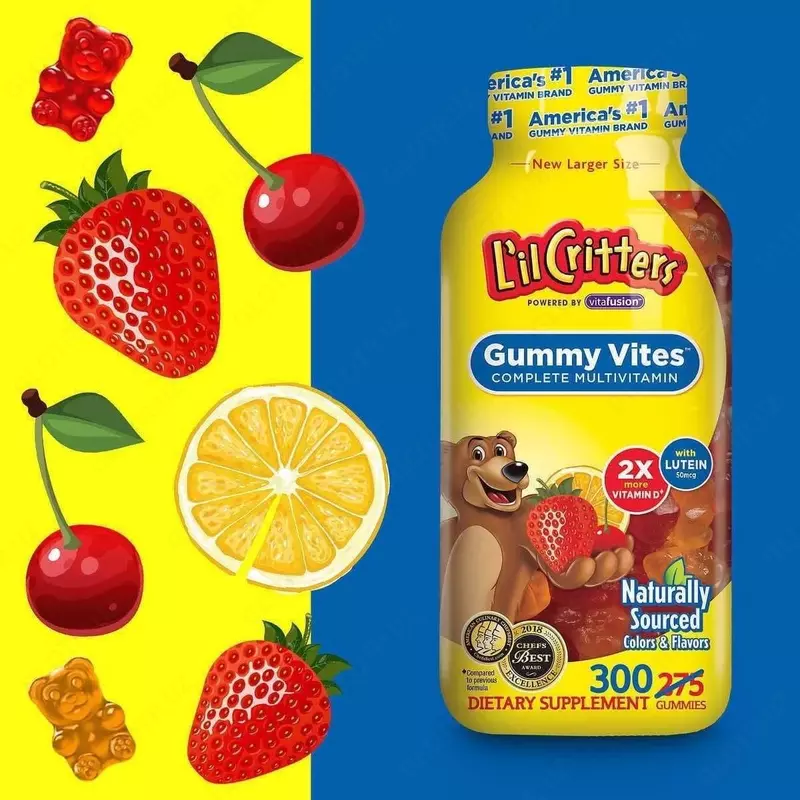 Мультивитаминный комплекс для детей L'il Critters Gummy Vites