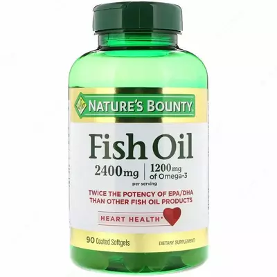 Рыбий жир с Омега-3 Nature's Bounty Fish Oil 2400 мг