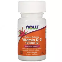 Витамин D3 Now Foods Vitamin D-3 10000 ME