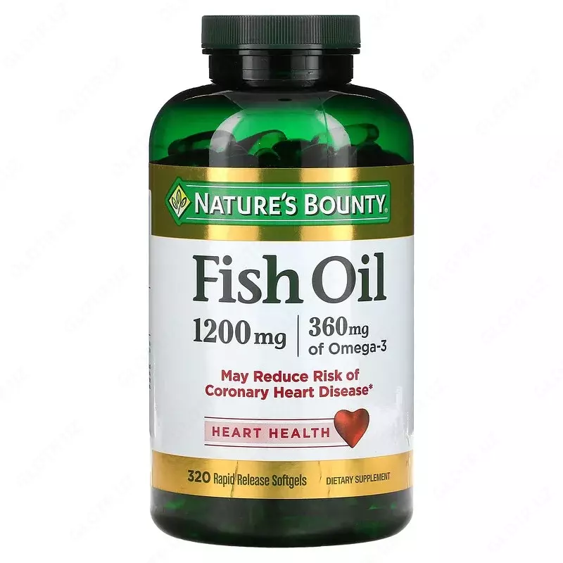 Рыбий жир с Омега-3 Nature's Bounty Fish Oil 1200 мг