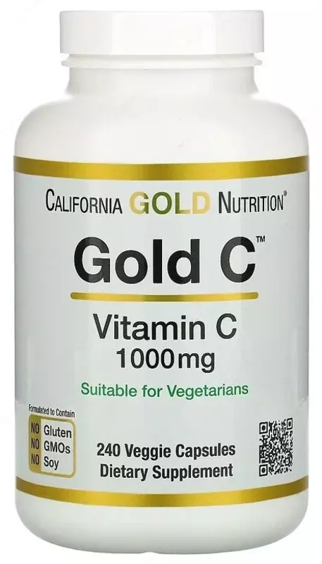 Витамин С California Gold Nutrition Vitamin C