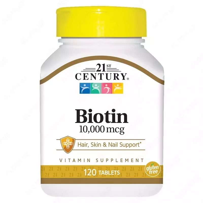 Биотин 10000 мкг 21st Century Biotin 10000 mcg