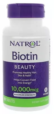Биотин Natrol Biotin Beauty 10000 mg