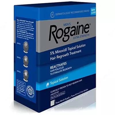 Лосьон для мужчин Rogaine Men's Extra Strength 5% Minoxidil Topical Solution (миноксидил 5%) - 300 000 сум / шт.