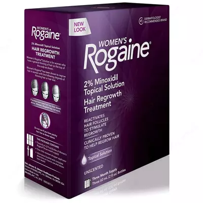 Лосьон для женщин Women's Rogaine 2% Minoxidil Topical Solution (миноксидил 2%)