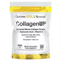 CALIFORNIA GOLD NUTRITION COLLAGENUP (гидролизованный морской коллаген+гиалуроновая кислота+ витамин С)