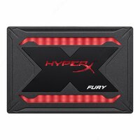 Твердотельный накопитель SSD Kingston HyperX 240GB Fury RGB SATA 3 2.5 3D Nand SHFR200/240G