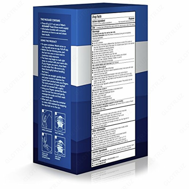 300 000 сум Регейн ПЕНА 5% для мужчин (rogaine foam)