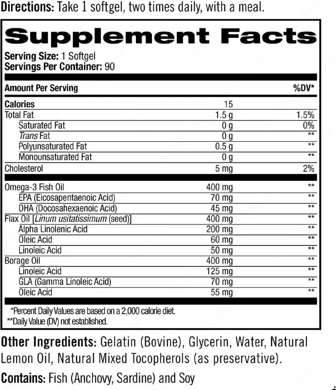 рыбий жир 3-6-9