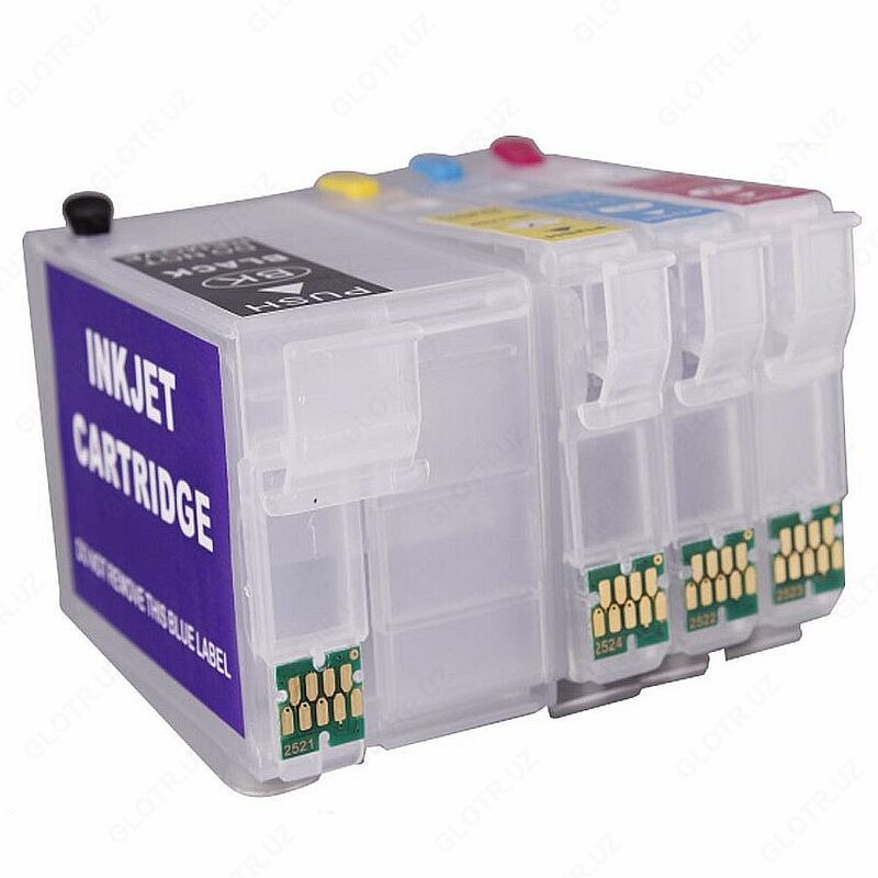  Перезаправляемые картриджи Epson WorkForce WF-7110DTW/ WF-7610 T2791  T2792  T2793  T2794. - 