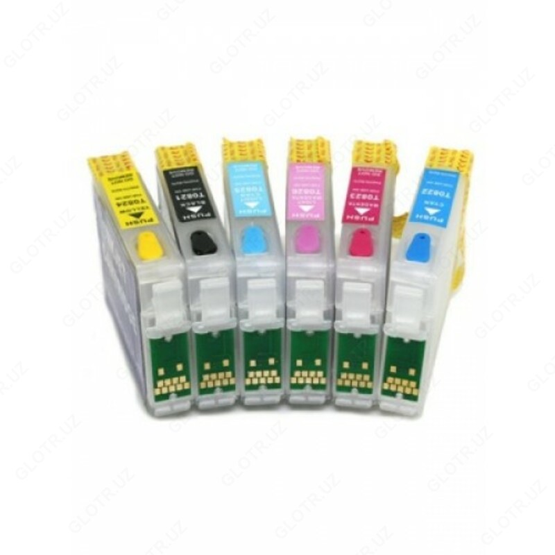  Перезаправляемые картриджи Epson T50/ T59/ R270/ R290/ R295/ R390 / RX590/ RX610/ RX615/ RX650/ TX650/ TX659/ TX700/1410