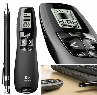 Профессиональны презентер Logitech Professional Presenter R800 Black USB