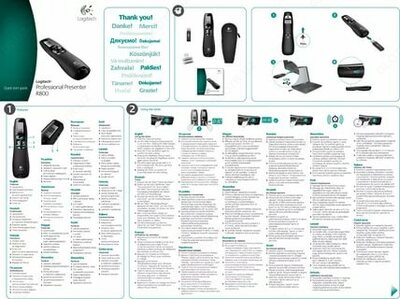 Logitech Professional Presenter R800 Black USB