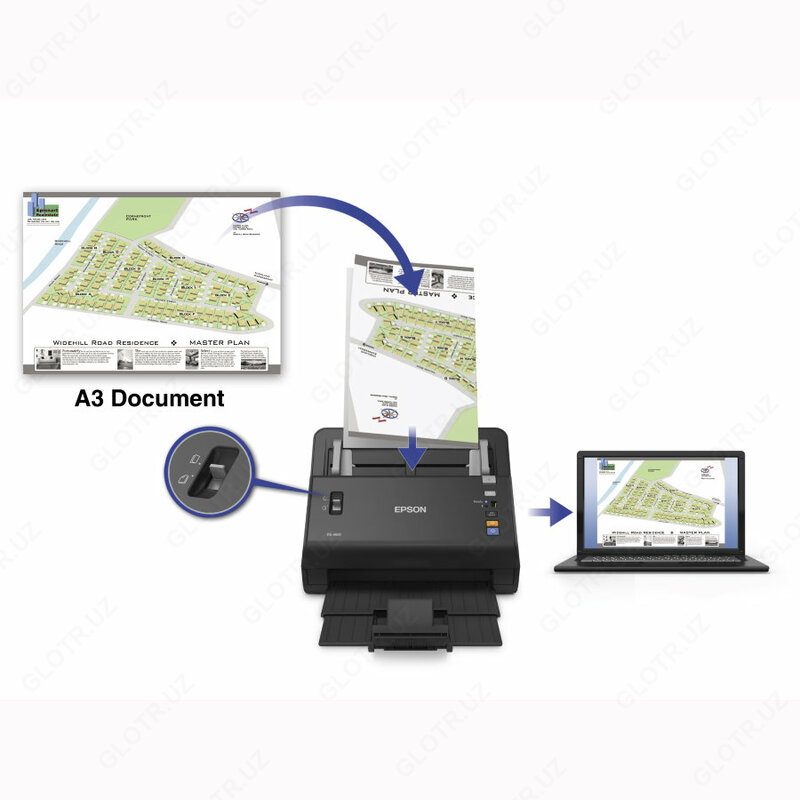 Сканер Epson WorkForce DS-860 Chakana savdo