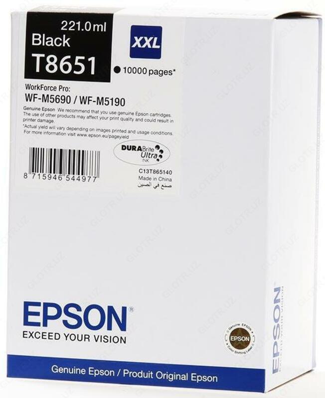   Картридж Epson C13T865140 для EPSON WF-M5190DW WorkForce Pro WF-M5690DWF