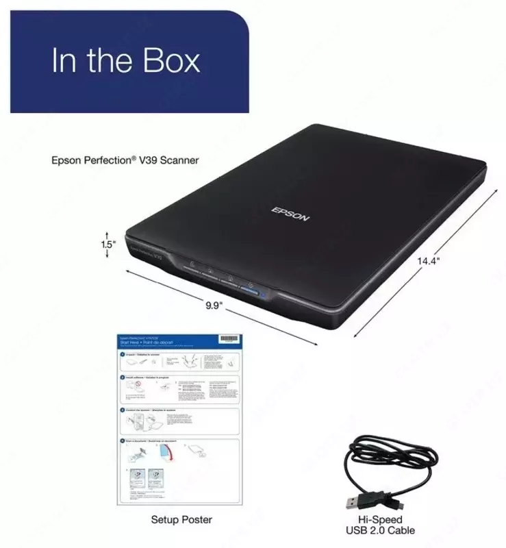 Сканер планшетный Epson Perfection V39