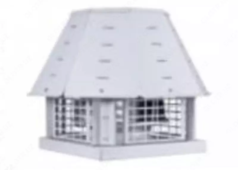 Промышленный вентилятор KRF Horizontal Discharge Roof Fan модель KRF 400