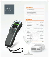 Анализатор алкоголя AlcoEasy A65 с возможностью печати на выносном принтере - 8 280 000 сум