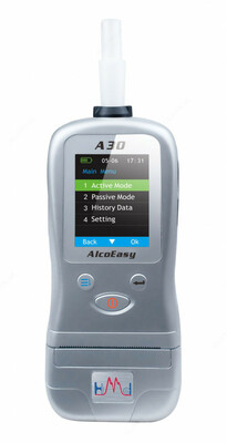 Анализатор алкоголя AlcoEasy A30 с возможностю печати (встроенным принтером)