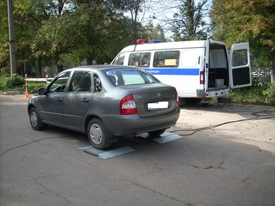 Передвижной пост весового контроля