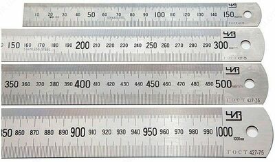 Chelik o'lchov o'lchagichi 1000 mm GOST + tekshirish