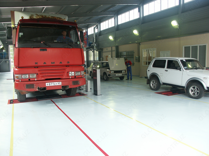 ЛТК-16000 автоматизированная универсальная линия технического контроля для легковых, грузовых большегрузных автомобилей, а также автобусов всех категорий с осевой нагрузкой до 16 тонн.