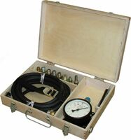  M-100-02 pnevmatik tormoz haydovchisining zichligini tekshiruvchi - 