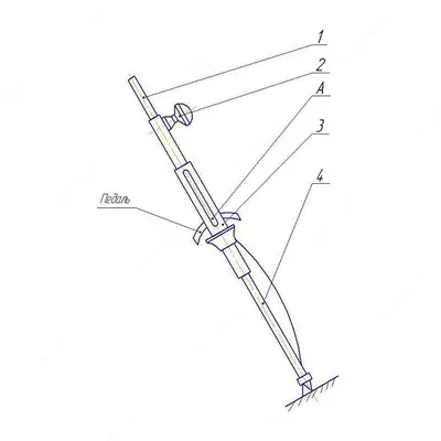  CN14950 Tormoz va ilashish muftasi pedallarining erkin yurishini tekshirish uchun moslama STORM (katta nayza) - 