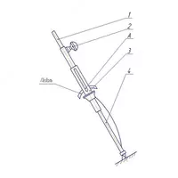  CN14950 Tormoz va ilashish muftasi pedallarining erkin yurishini tekshirish uchun moslama STORM (katta nayza) - 