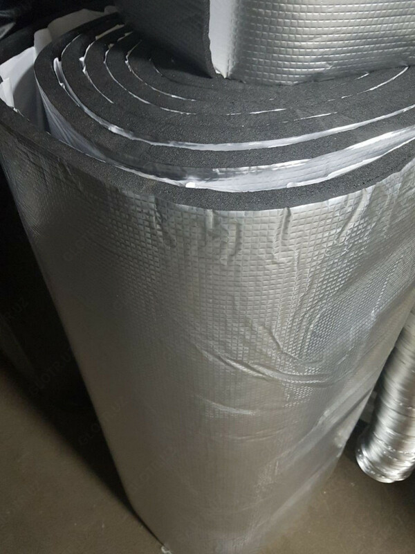 Вспененный каучук  с фольгой  - от 34 000 сум