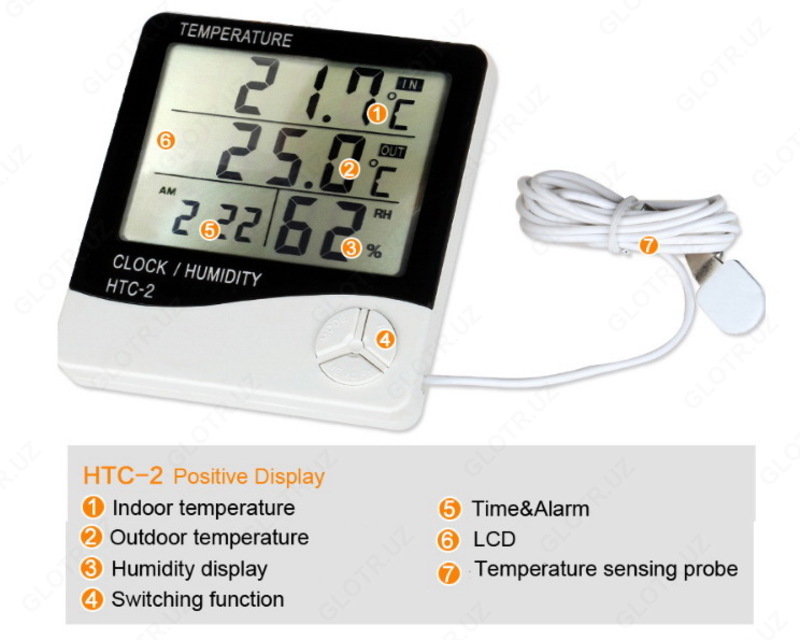 от {0} сум Гигрометр HTC-2 нового поколения