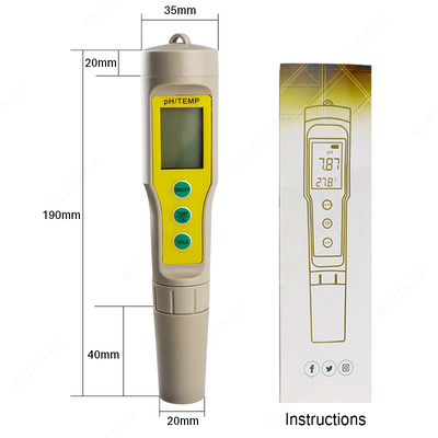 399 000 сум / шт. РН-200 pH-метр водяной профессиональный в водозащищенном исполнении