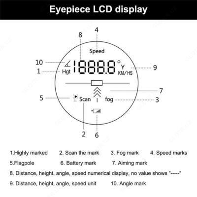Qo'lda ishlatiladigan monokulyar masofa o'lchagichi Chakana savdo