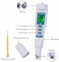 Высокоточный Профессиональный 3 в 1 тестер воды TDS/pH/TEMP Только в розницу