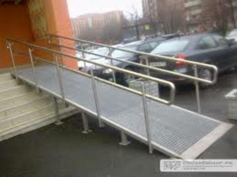 Пандусы из листа просечно-вытяжного Оптом и розница