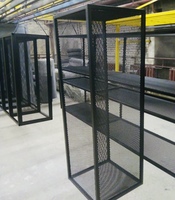 Стеллажи металлические из просечно-вытяжного листа - по запросу