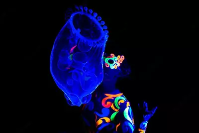 Цена по запросу Ультрафиолетовое шоу мыльных пузырей с элементами фокусов!