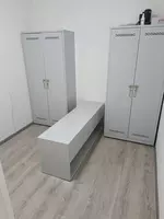 Металлический шкаф 2х секционный