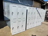 2 qavatli 6 ta seksiyali metall shkaf - {0} so'mdan