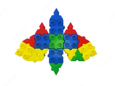 80 000 so'm 1 donadan Bolalar konstruktori Sehrli bloklar 128 ta detal