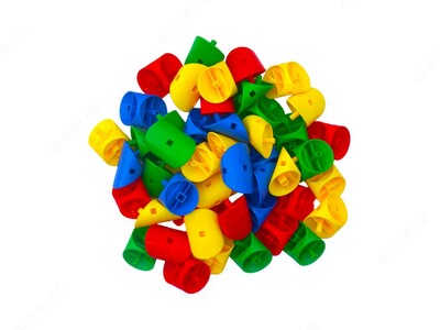 80 000 so'm 1 donadan Bolalar uchun 80 detaldan iborat ilon konstruktori