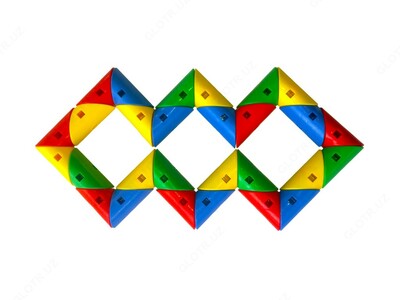 Bolalar uchun 80 detaldan iborat ilon konstruktori Ulgurji savdo