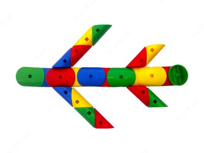 Bolalar uchun mo‘ljallangan konstruktorlar 64 qismli "Ilon" Ulgurji savdo