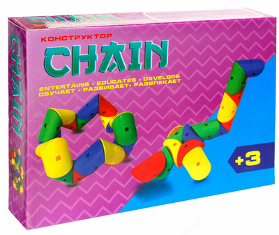 Bolalar uchun 64 qismli ilon konstruktorlari