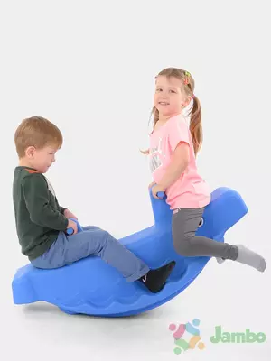 Качалка трёхместная "Бегемотик" Optima Best Plast