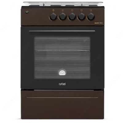 Gaz plitasi Artel Apetito 10 G GP panjarasiz jigarrang quyma temir