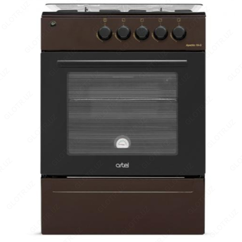 Gaz plitasi Artel Apetito 10 G GP panjarasiz jigarrang quyma temir