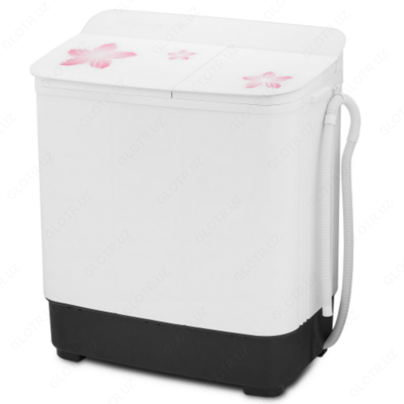 Полуавтоматическая стиральная машина Shivaki TG 60F 3D, 6кг Белый/Красный