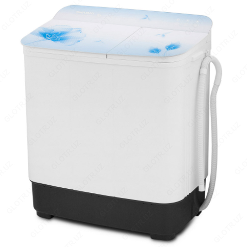 Yarim avtomatik kir yuvish mashinasi Shivaki TG 60F 3D, 6 kg oq / ko'k